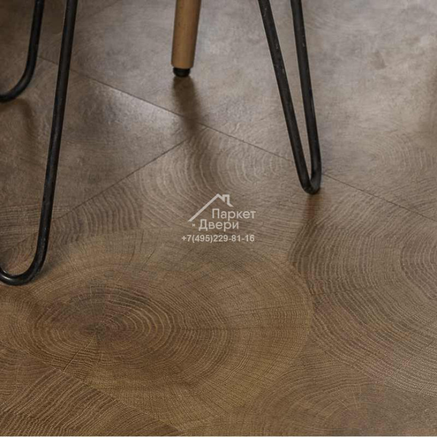 Виниловый пол VINILAM CERAMO STONE GLUE 2,5 мм LVT Дуб Натуральный 61601 950х480х2,5-5