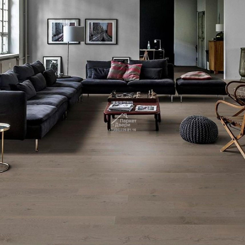 Паркетная доска Kahrs Avanti Канвас Дуб Карбон CARBON 1860x127x13-3