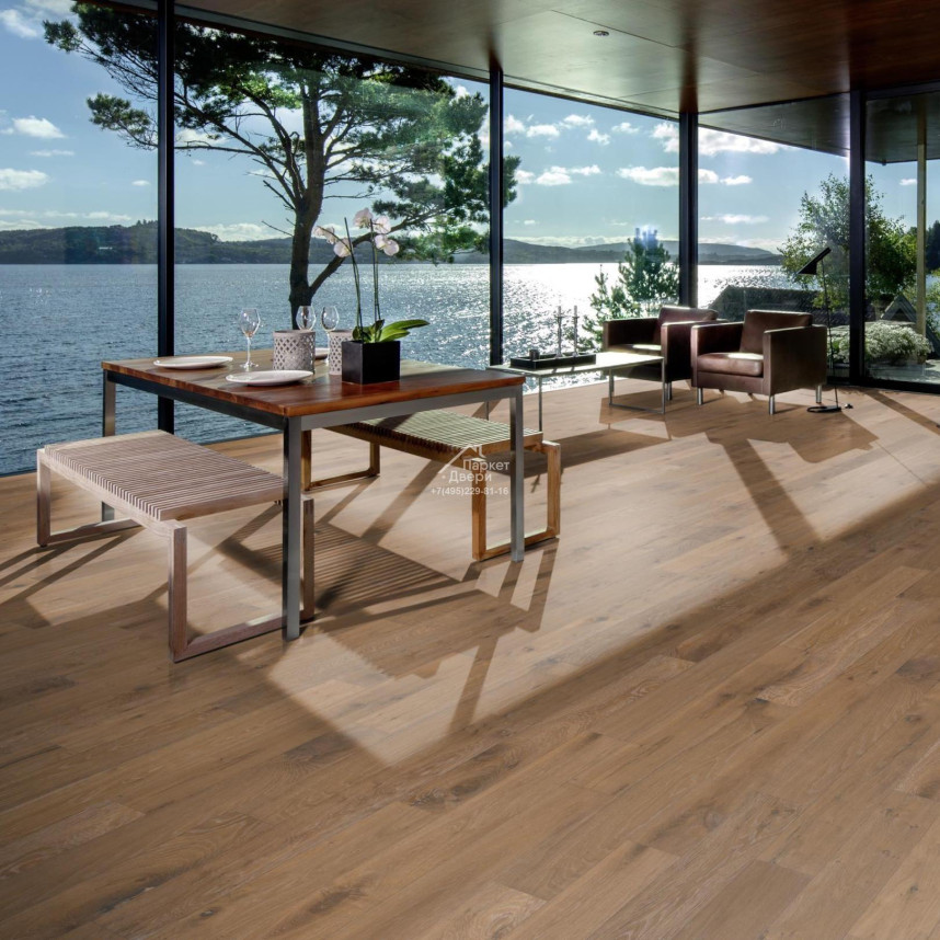 Паркетная доска Kahrs Spirit Антик Дуб Фосиль FOSSIL 1830x125x10-2