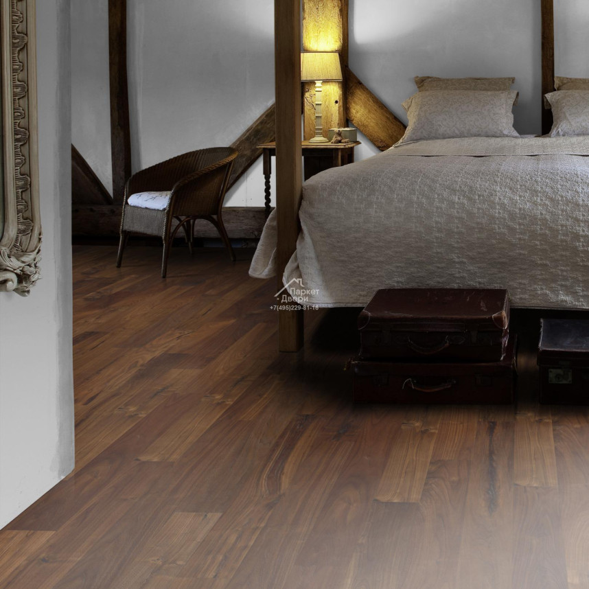 Паркетная доска Kahrs Spirit Антик Орех Грув GROOVE 1830x125x10-1