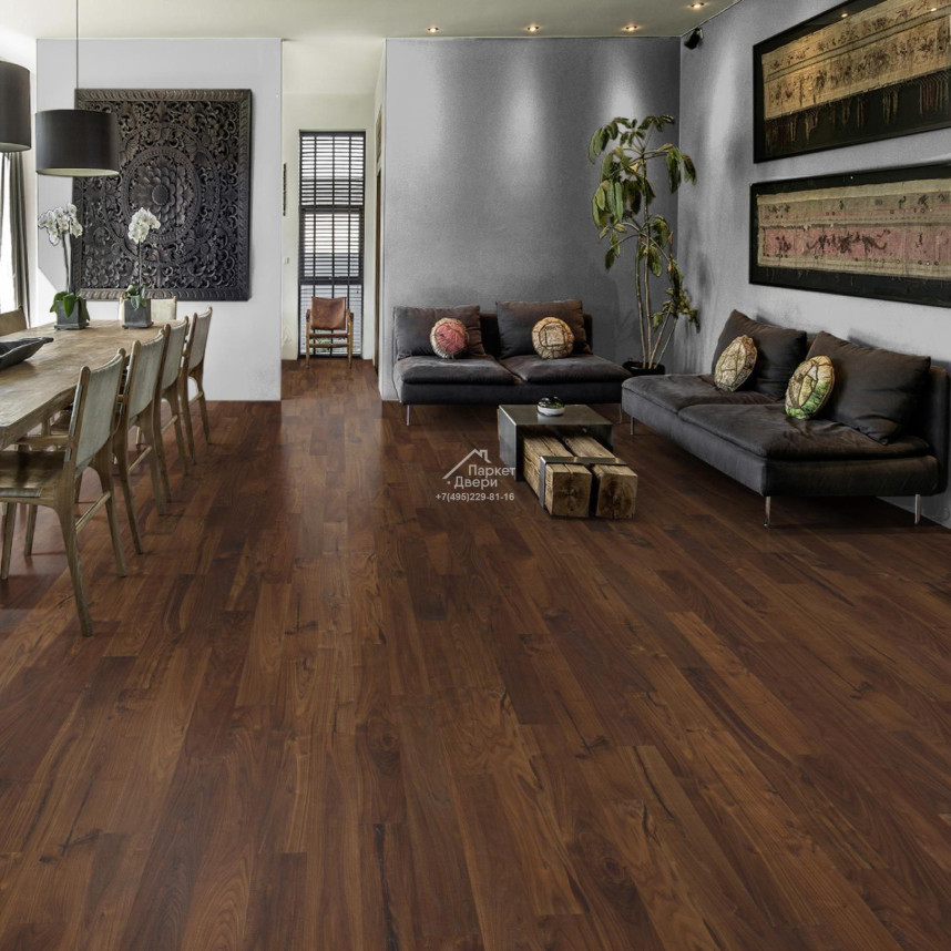 Паркетная доска Kahrs Spirit Антик Орех Грув GROOVE 1830x125x10-2