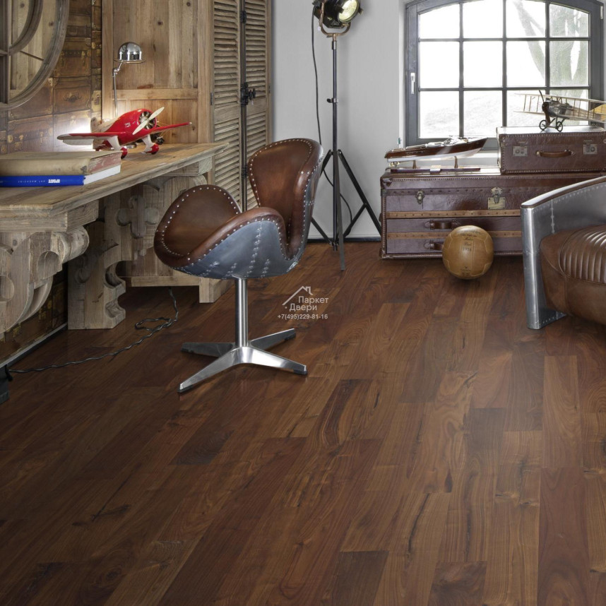 Паркетная доска Kahrs Spirit Антик Орех Грув GROOVE 1830x125x10-5