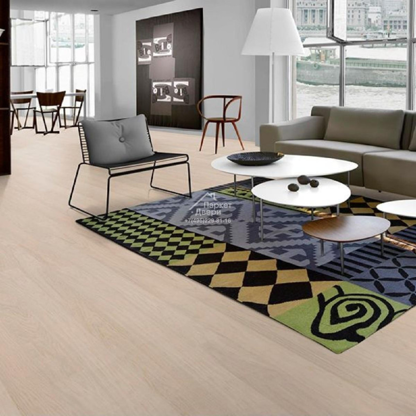 Паркетная доска Kahrs Life 1s Дуб Coconut Cream 1225x118x7-1