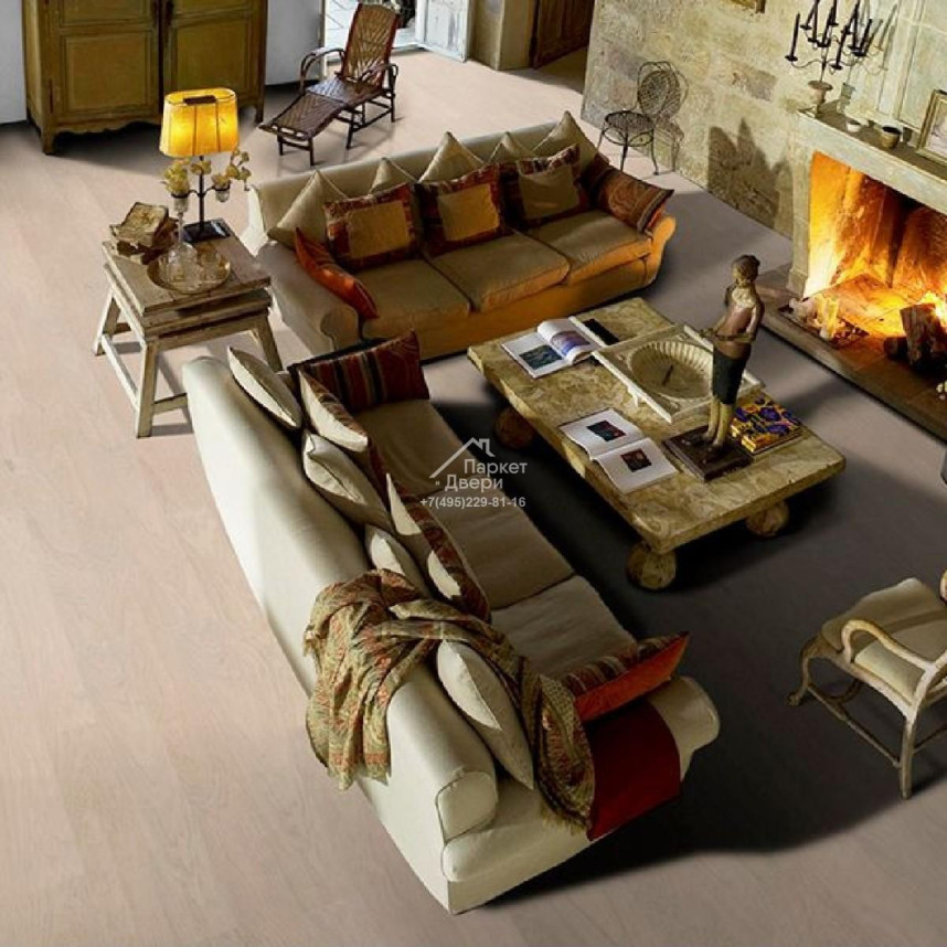 Паркетная доска Kahrs Life 1s Дуб Coconut Cream 1225x118x7-5