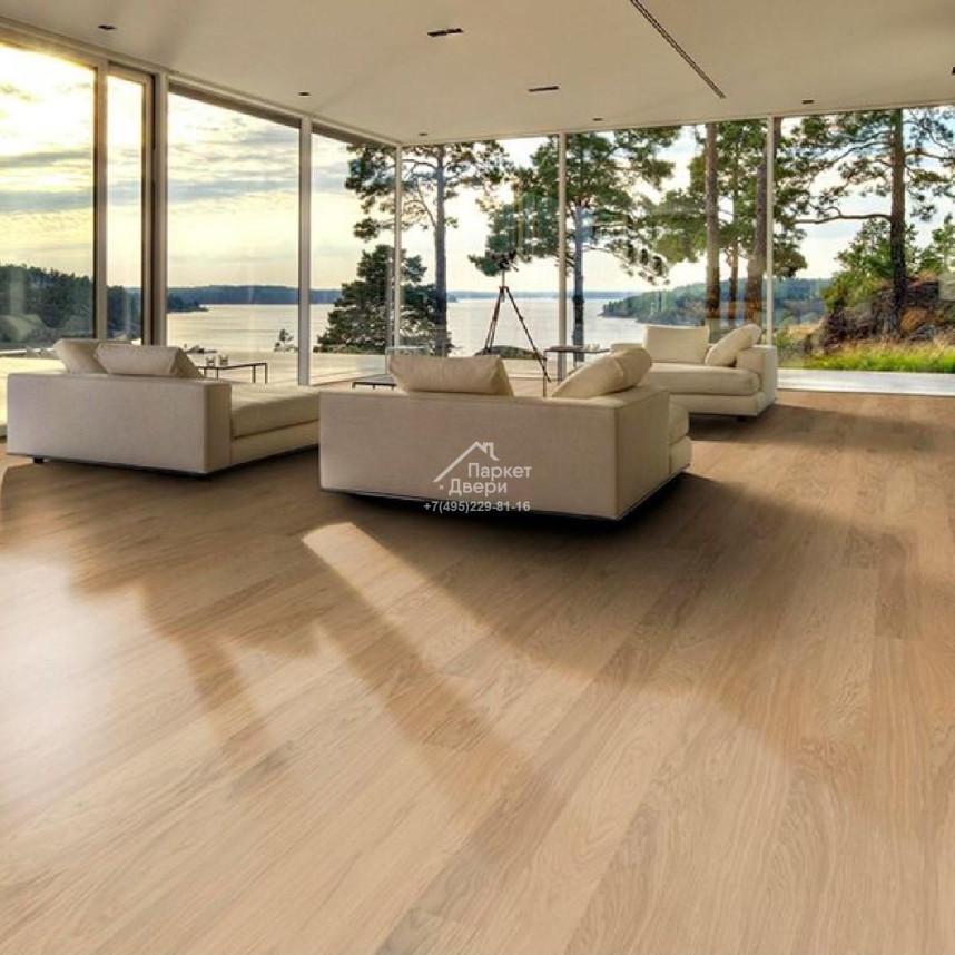 Паркетная доска Kahrs Life 1s Дуб Light Suede 1225x118x7-1