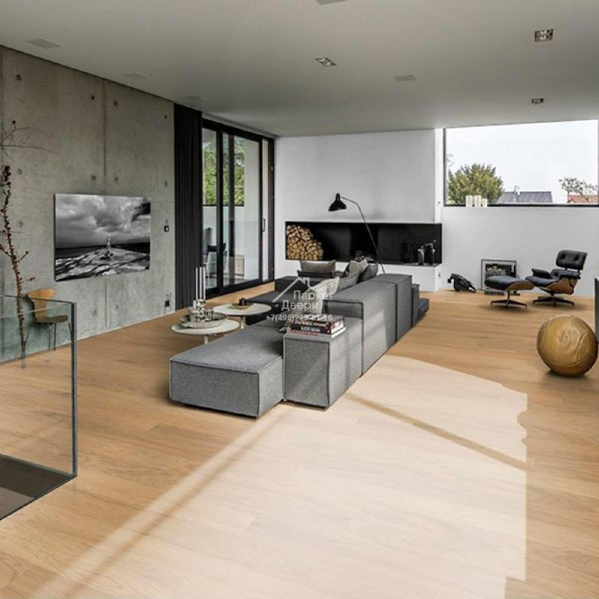 Паркетная доска Kahrs Life 1s Дуб Light Suede 1225x118x7-4