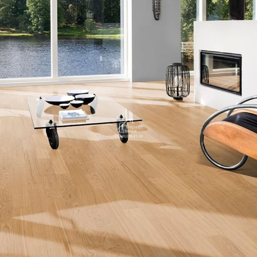 Паркетная доска Kahrs Life 1s Дуб Pure Oak 1225x118x7-1