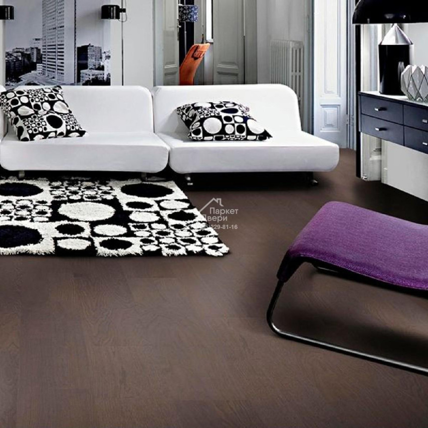 Паркетная доска Kahrs Life 1s Дуб Faded Black 1225x118x7-2