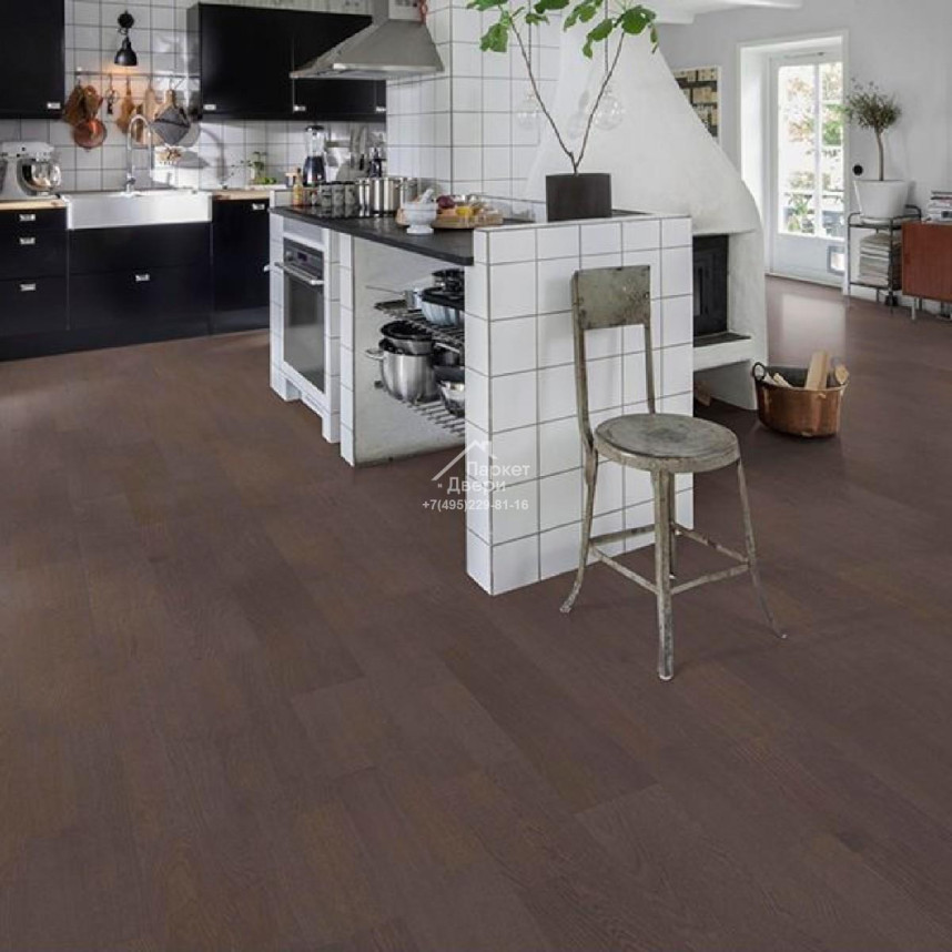 Паркетная доска Kahrs Life 1s Дуб Faded Black 1225x118x7-4