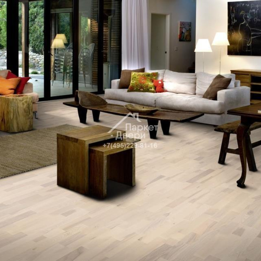 Паркетная доска Kahrs GROUND Ash Coral 2266x188x13-3