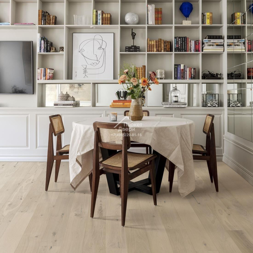 Паркетная доска Kahrs BEYOND RETRO  1s Oak Loft White Plank 2000x187x15-1