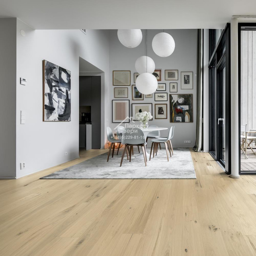 Паркетная доска Kahrs BEYOND RETRO  1s Oak Frosted Oat Plank 2000x187x15-2