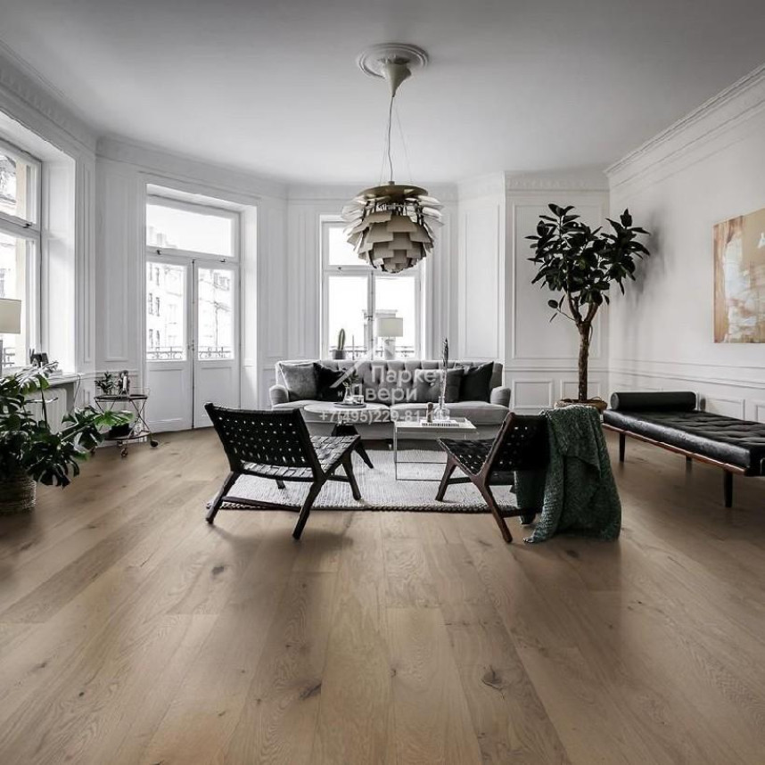 Паркетная доска Kahrs BEYOND RETRO  1s Oak Frozen Hazelnut Plank 2000x187x15-1