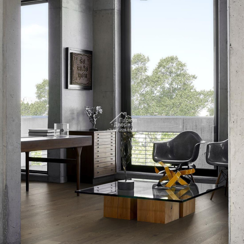 Паркетная доска Kahrs BEYOND RETRO  1s Oak Charcoal Light Plank 2000x187x15-1