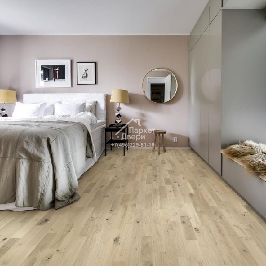 Паркетная доска Kahrs BEYOND RETRO  3s Oak Frosted Oat Plank 2421x200x15-2