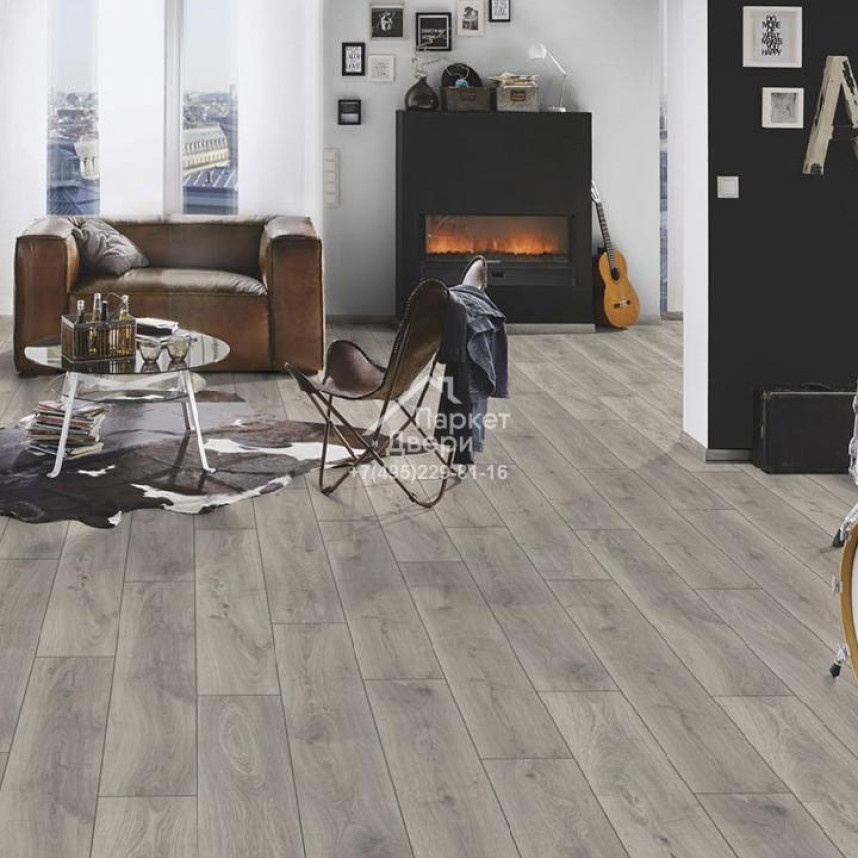 Ламинат Kronospan Atlantic WR 4V 832 Дуб Сильвердейл K451 1285x192x8-2