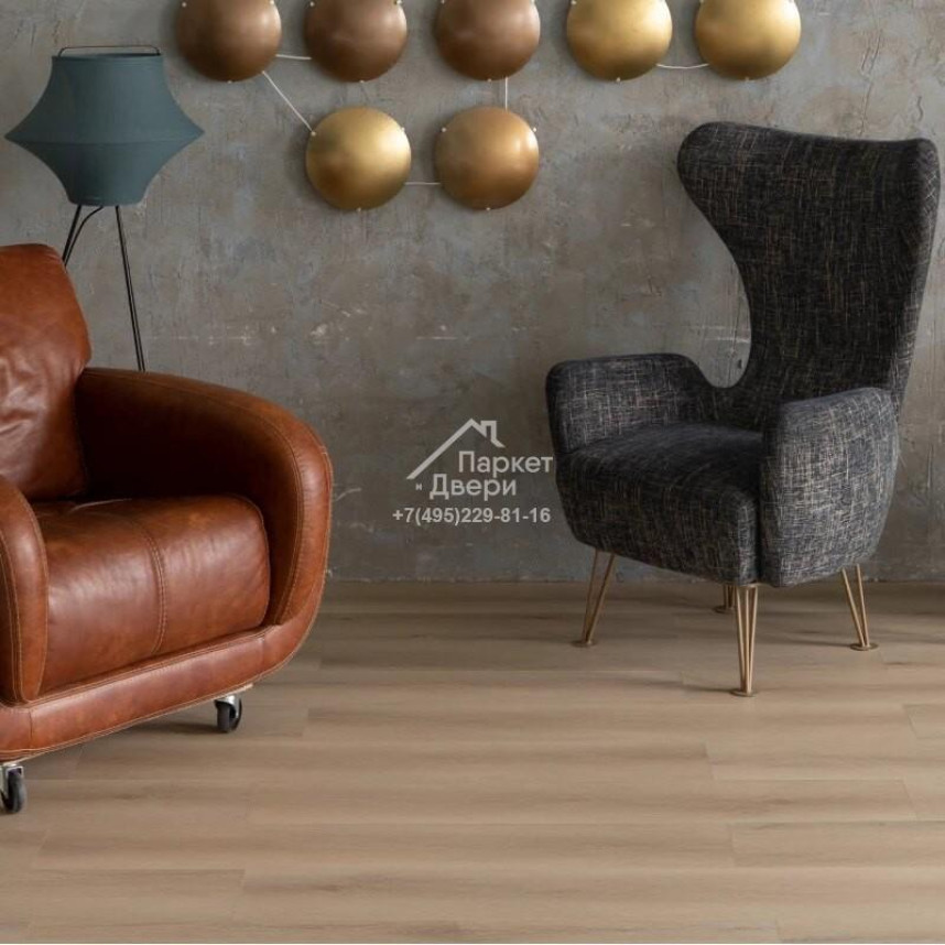 Виниловый пол VINILAM Cork Дуб Намюр 10120V фаска 1220х227х7-1