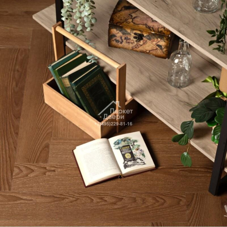 Виниловый пол VINILAM Parquet Herringbone Винсент 720х120х6,5 IS11200 -1