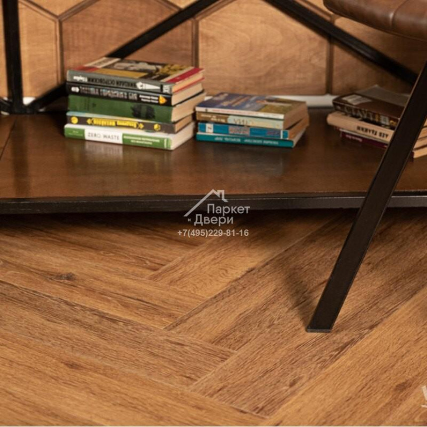 Виниловый пол VINILAM Parquet Herringbone Вилль 720х120х6,5 IS11210 -1