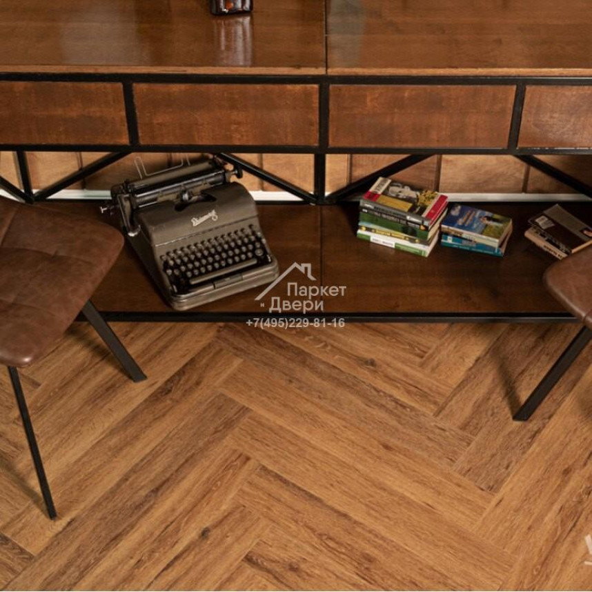 Виниловый пол VINILAM Parquet Herringbone Вилль 720х120х6,5 IS11210 -2