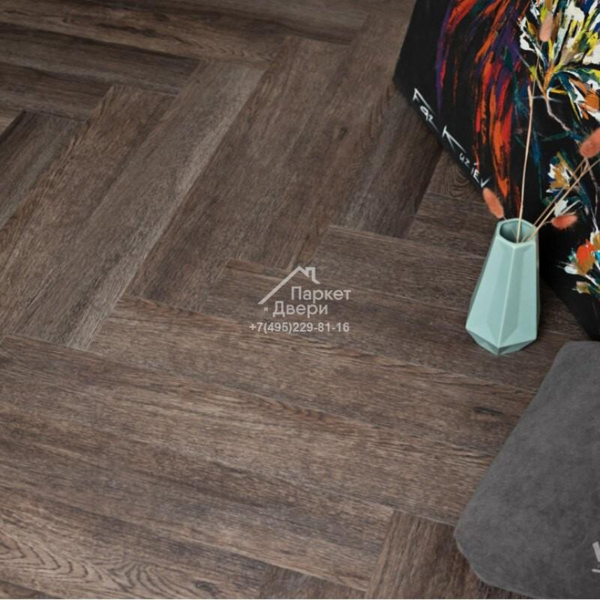Виниловый пол VINILAM Parquet Herringbone Донателло 720х120х6,5 IS11211-1