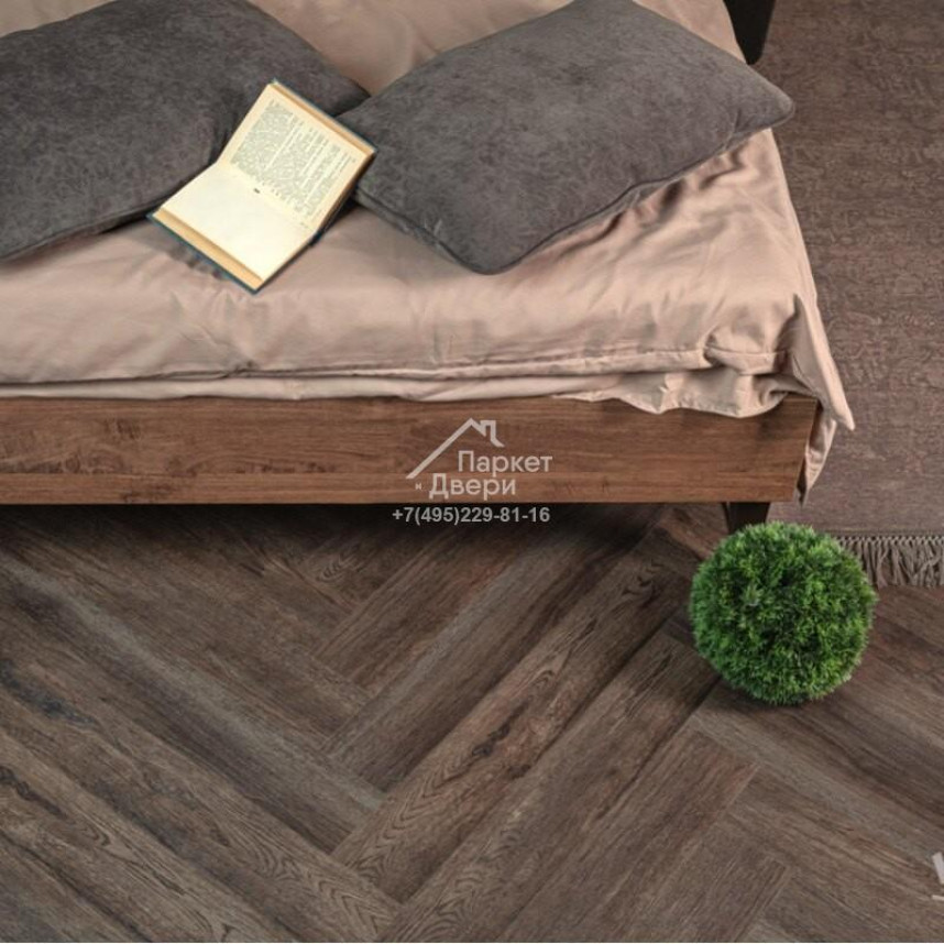 Виниловый пол VINILAM Parquet Herringbone Донателло 720х120х6,5 IS11211-4