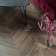 Виниловый пол VINILAM PARQUET CHEVRON Лувр 1293х305х8,5 I107516 