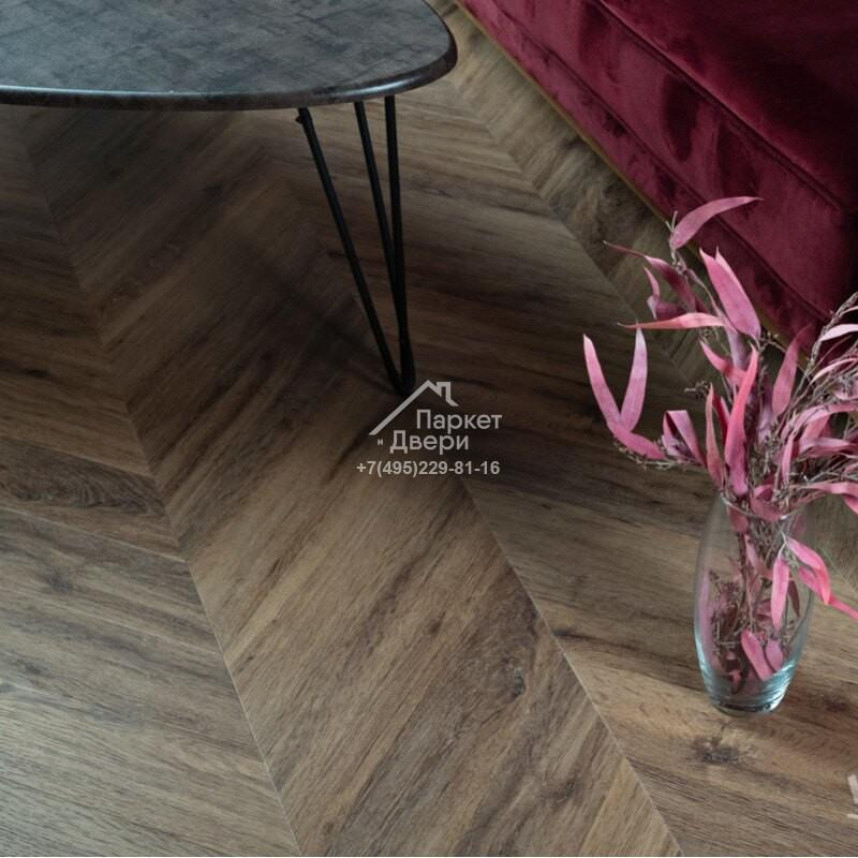 Виниловый пол VINILAM Parquet CHEVRON Лувр 1293х305х8,5 I107516 -4