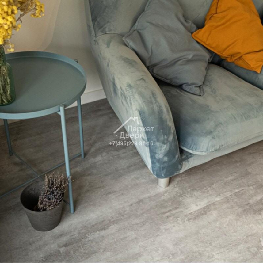 Виниловый пол VINILAM CERAMO VINILAM Stone Цемент Светлый 71614 940х470х6-2