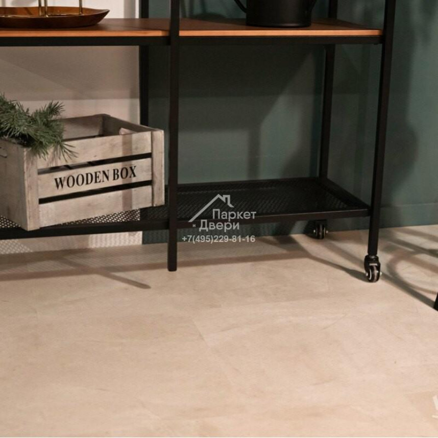 Виниловый пол VINILAM CERAMO VINILAM Stone Бетон Белый  71615 940х470х6-1