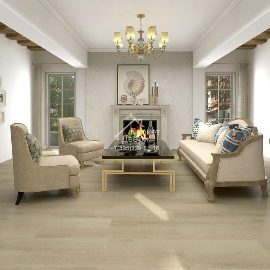 Виниловый пол HOI Flooring Pekin Фарфор 3033008PK 1220х180х5-2