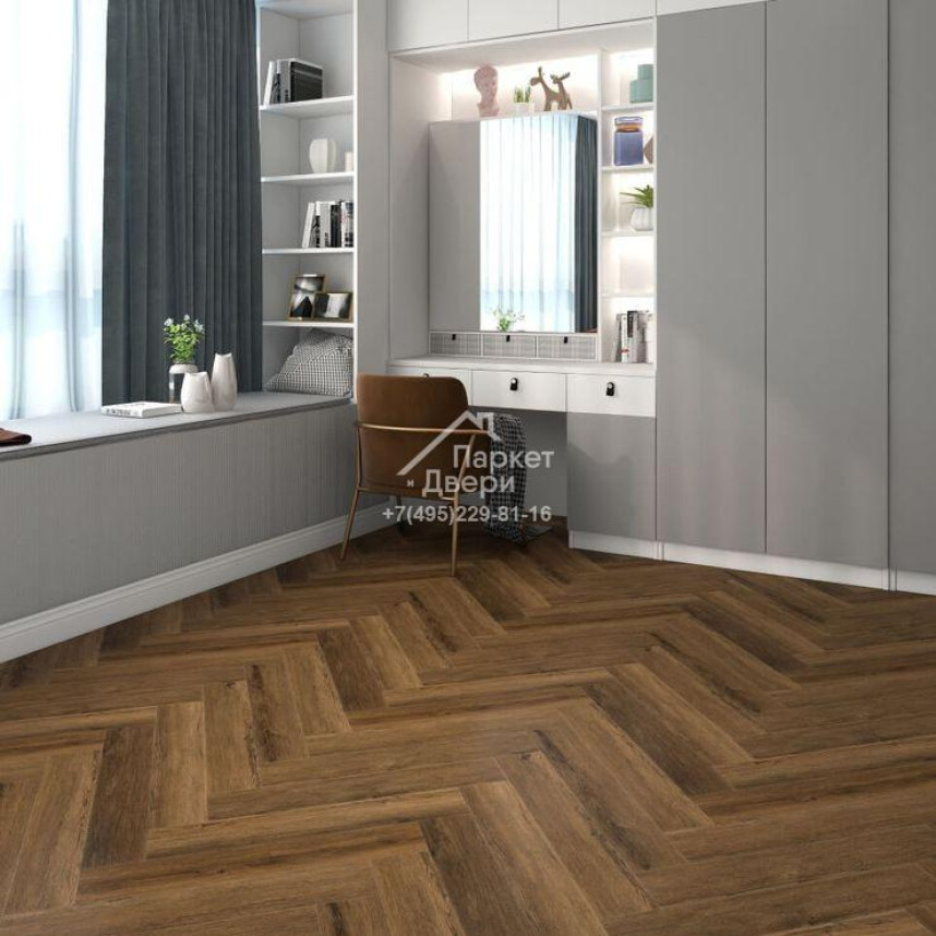 Виниловый пол HOI Flooring Shanghai Пуэр 60163SH 610х110х5-1
