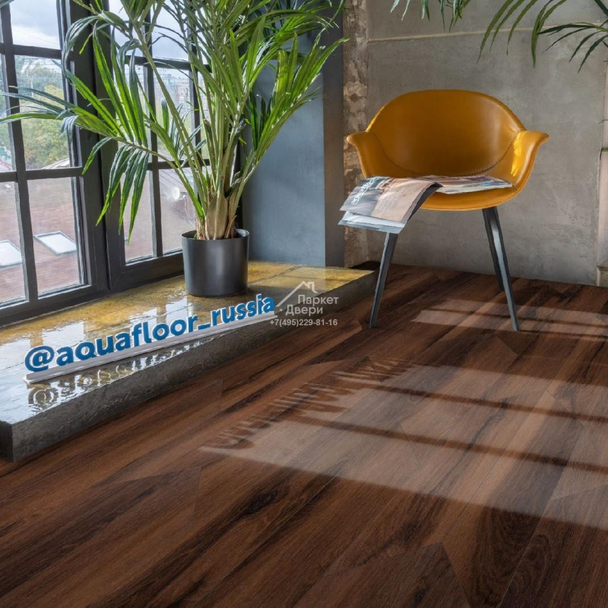 Виниловый пол Aquafloor Parquet Chevron Glue AF2560PGCh 553,7x130,5x2,5-2