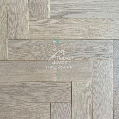 Инженерная доска Kraft Parkett Medium Английская елка Дуб Натур Арт.901 500/600/700х100/120х13,5мм