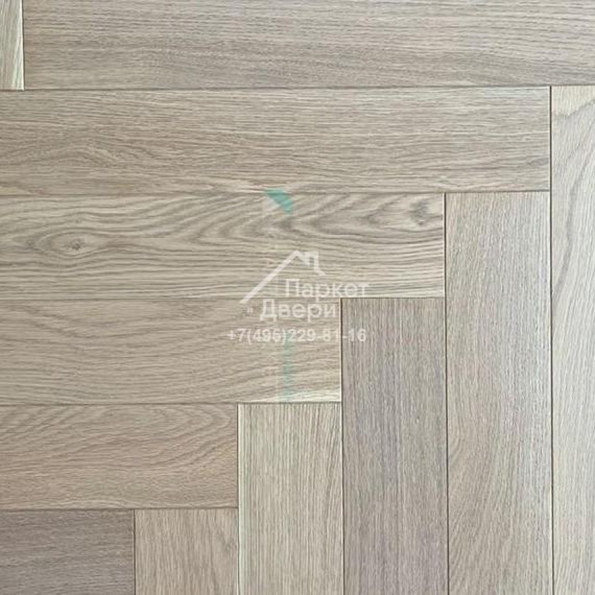 Инженерная доска Kraft Parkett Medium Английская елка Дуб Натур Арт.902 500/600/700х100/120х15мм-1