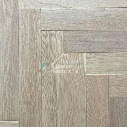 Инженерная доска Kraft Parkett Medium Английская елка Дуб Натур Арт.902 500/600/700х100/120х13.5мм