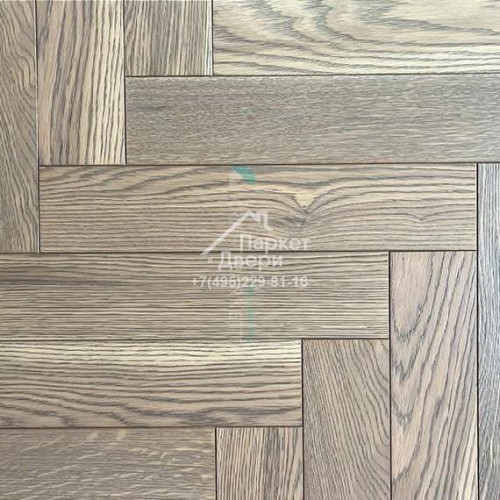 Инженерная доска Kraft Parkett Medium Английская елка Дуб Натур Арт.904 500/600/700х100/120х13,5мм