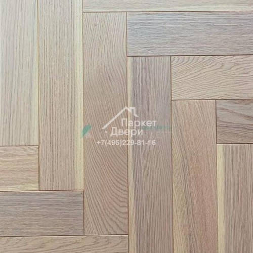 Инженерная доска Kraft Parkett Medium Английская елка Дуб Натур Арт.908 500/600/700х100/120х13,5мм