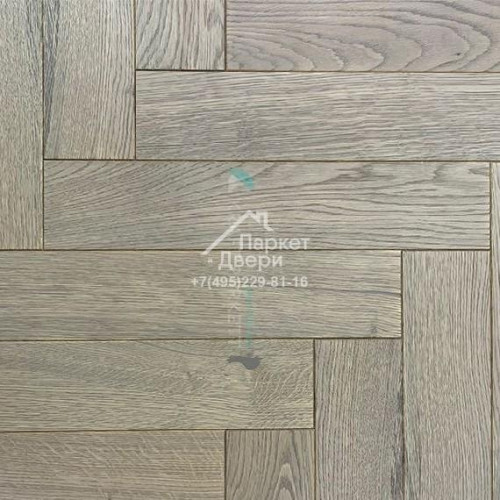 Инженерная доска Kraft Parkett Medium Английская елка Дуб Рустик Арт.910 500/600/700х100/120х13,5мм