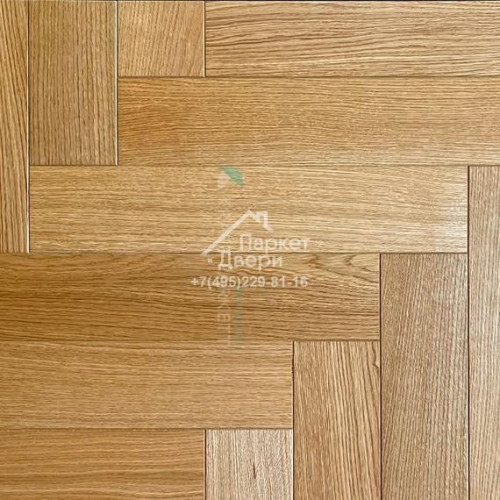 Инженерная доска Kraft Parkett Medium Английская елка Дуб Селект Арт.907 500/600/700х100/120х13,5мм