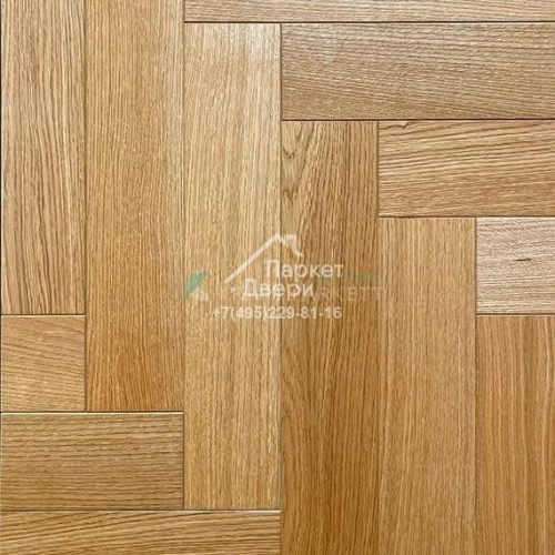 Инженерная доска Kraft Parkett Medium Английская елка Дуб Селект Арт.907 500/600/700х100/120х13,5мм