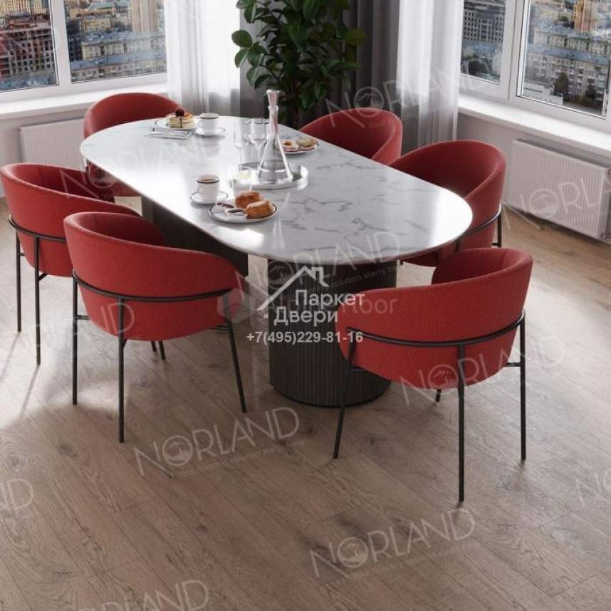 Виниловый пол Norland Sigrid LVT Greze 1003-13 1219,2×184,15×2мм-2