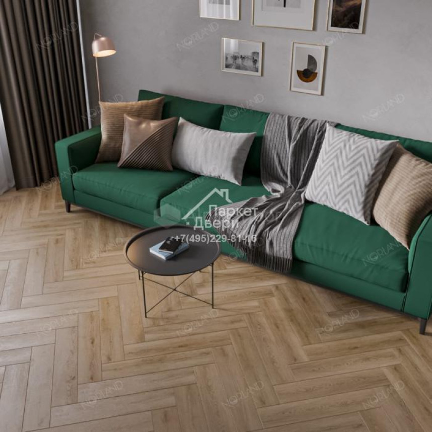 Виниловый пол Norland Lagom Parquet LVT Sot 1034-06 590х118×2мм-2