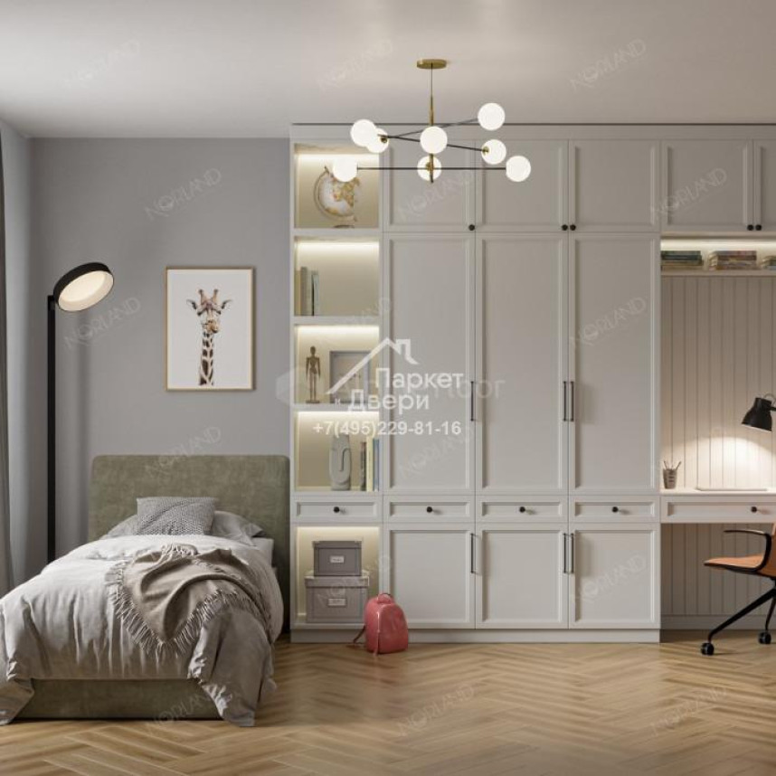 Виниловый пол Norland Lagom Parquet LVT Varig 1034-07 590х118×2мм-3