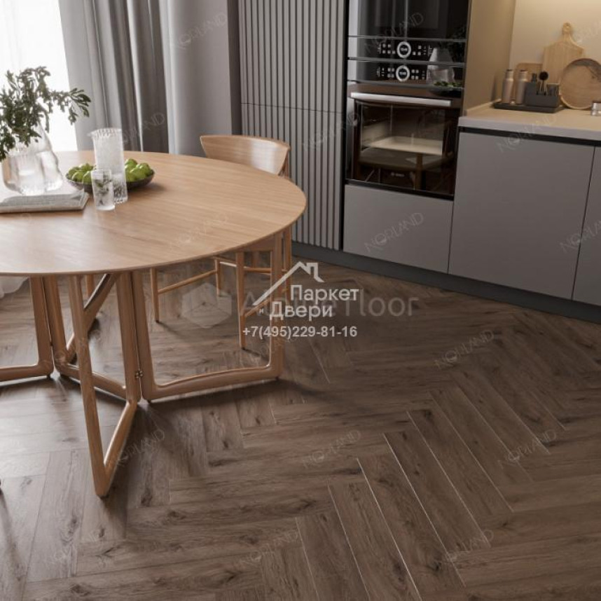 Виниловый пол Norland Lagom Parquet LVT Sterk 1034-09 590х118×2мм-2