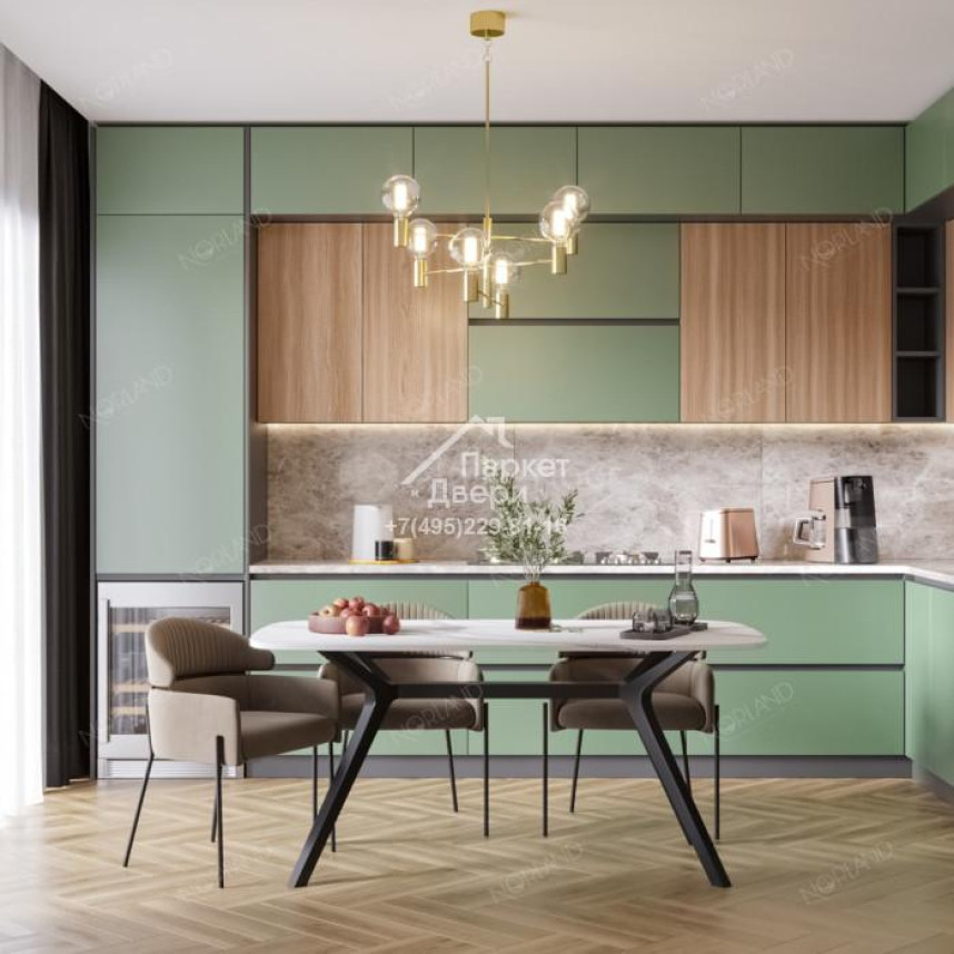 Виниловый пол Norland Lagom Parquet LVT Mot 1034-10 590х118×2мм-3