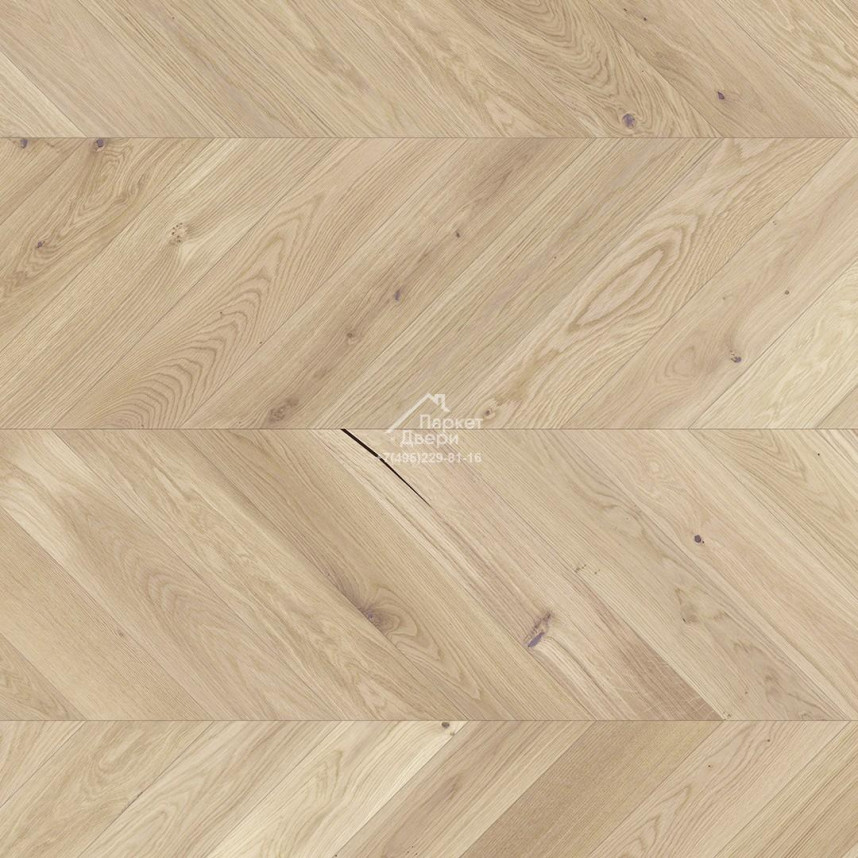 Паркет елка Barlinek Шеврон Дуб SALT Французская елка 725x130x14-1