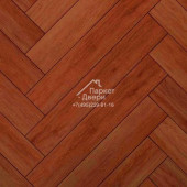 Паркет Wood Bee английская ёлка Herringbone Сапели / Sapele, 600x92x12