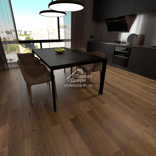 Виниловый пол SPC Icon Floor Black Дуб Вествуд / Oak Westwood BL-23 1220х151х4 мм