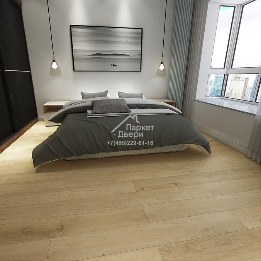 Виниловый пол SPC Icon Floor Black Дуб Кристобаль BL-25 1220х151х4 мм-1